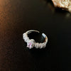 Wholesale Turquoise Geometric Style Opening Ring With Electroplating Treatment For Women