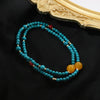 Wholesale Turquoise Gold Plated Handmade Retro Style Women's Necklace