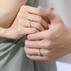 Wholesale Twin Knot Ring 925 Silver Allmatch Diamond Design For Men And Women