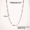 Wholesale Twist Chain Necklace Bracelet Anklet Suit In Stainless Steel With Geometric Style And Electric Polishing