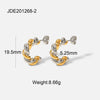 Wholesale Two Color Stainless Steel Jewelry With Quiet Design And Joker Pattern Electroplated Non Fading