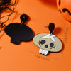Wholesale Two Dimensional Halloween Horror Ghost Animal Funny Unisex Acrylic Earrings