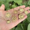 Wholesale Unique Minimalist Creative Sun And Moon Pendant Stainless Steel Necklace