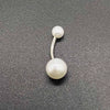 Wholesale Unisex Acrylic Navel Ring Jewelry Stainless Steel Candy Color Round Style