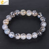 Wholesale Unisex Agate Bracelet With Dyed Natural Stone Beads And Polishing Treatment