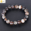 Wholesale Unisex Agate Bracelet With Dyed Natural Stone Beads And Polishing Treatment