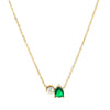 Wholesale Unisex Ancient Geometric Style Electroplated Stainless Steel Water Drop Pearl Zircon Pendant Ochain Necklace