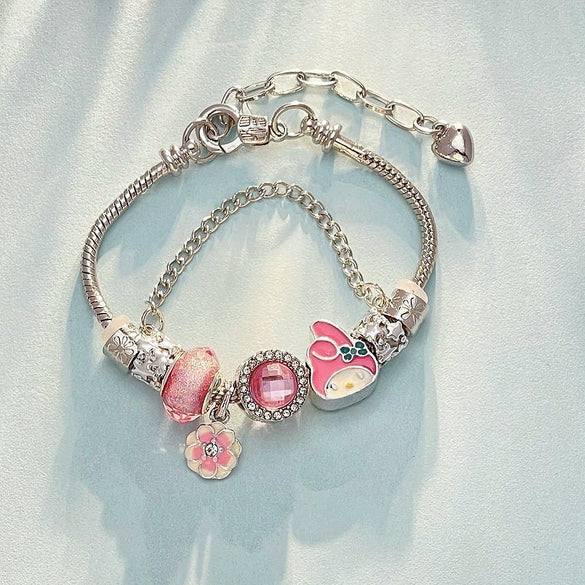 Wholesale Unisex Cartoon Characters Zinc Alloy Electroplated Bracelet Jewelry