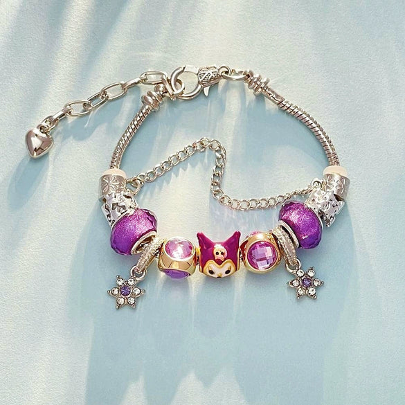 Wholesale Unisex Cartoon Characters Zinc Alloy Electroplated Bracelet Jewelry