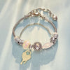Wholesale Unisex Cartoon Characters Zinc Alloy Electroplated Bracelet Jewelry