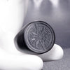 Wholesale Unisex Compass Geometric Stainless Steel Ring With Oil Treatment