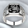 Wholesale Unisex Copper Electroplated Ring With Geometric And Animal Patterns Maillard Style Jewelry