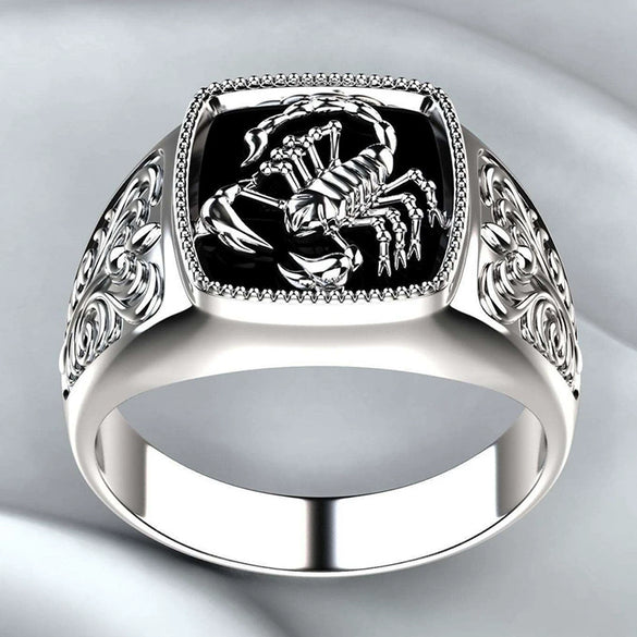 Wholesale Unisex Copper Electroplated Ring With Geometric And Animal Patterns Maillard Style Jewelry