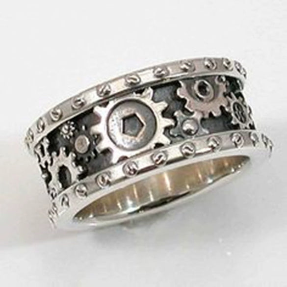 Wholesale Unisex Copper Ring With Geometric Pattern And Sculpture Design