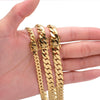 Wholesale Unisex Copper Vervain Chain Necklace Bracelet With Geometric Pattern And Electroplating Treatment
