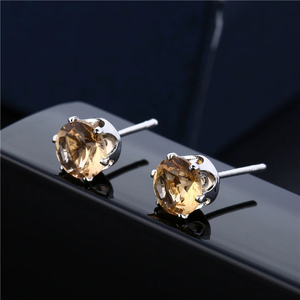 Wholesale Unisex Copper Zirconia Drop Shape Geometric Earrings