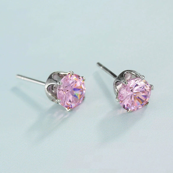 Wholesale Unisex Copper Zirconia Drop Shape Geometric Earrings
