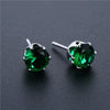 Wholesale Unisex Copper Zirconia Drop Shape Geometric Earrings