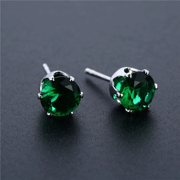 Wholesale Unisex Copper Zirconia Drop Shape Geometric Earrings
