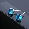 Wholesale Unisex Copper Zirconia Drop Shape Geometric Earrings