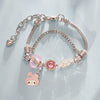 Wholesale Unisex Cute Cartoon Animal Zodiac Zinc Alloy Electroplated Bracelet For Children