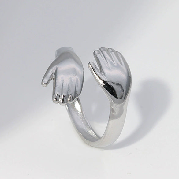 Wholesale Unisex Exaggerated Personality Hip Hop Titanium Steel Ring With Electroplating Design