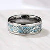 Wholesale Unisex Fashion Creative Silver Gear Stainless Steel Ring With Geometric Pattern