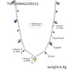 Wholesale Unisex Fashion Pearl Heart Ferris Wheel Multi Accessories Tassel Necklace Jewelry Set Made Of Titanium Steel Shell Beads Zircon And Copper With Electroplating