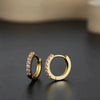 Wholesale Unisex Fashionable Light Luxury Niche Highend Sense Earrings Copper Ushape Electroplated