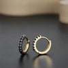 Wholesale Unisex Fashionable Light Luxury Niche Highend Sense Earrings Copper Ushape Electroplated