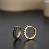 Wholesale Unisex Fashionable Light Luxury Niche Highend Sense Earrings Copper Ushape Electroplated