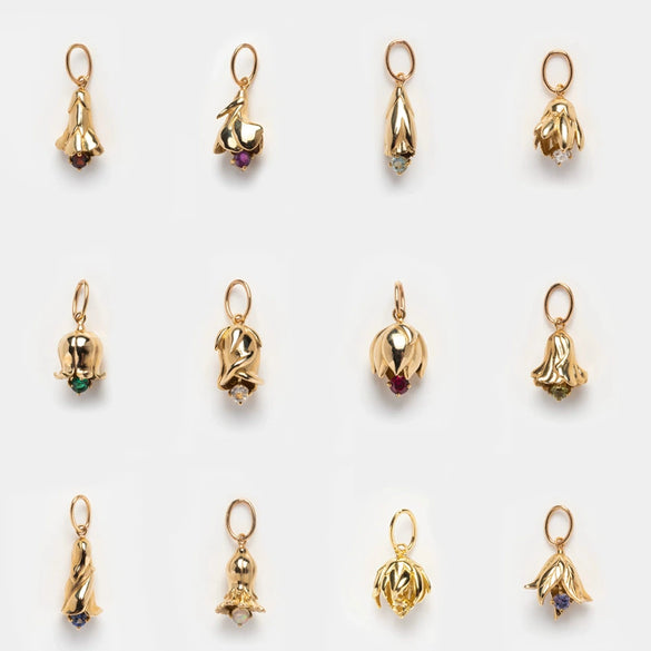Wholesale Unisex Flower Pattern Copper Necklace With Rhinestone Pendant O Chain Gold Plated