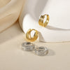 Wholesale Unisex Geometric And Heartshaped Copper Goldplated Earrings