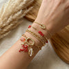 Wholesale Unisex Geometric Animal Zodiac Alloy Electroplated Pendant Bracelet Set