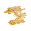 Wholesale Unisex Geometric Asymmetric Exaggerated Titanium Steel Ring Gold Plated