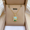 Wholesale Unisex Geometric Cartoon Stainless Steel Copper Pendant Necklace