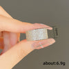 Wholesale Unisex Geometric Copper Diamond Ring With Zircon In Light Luxury Style