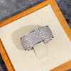 Wholesale Unisex Geometric Copper Diamond Ring With Zircon Light Luxury Style