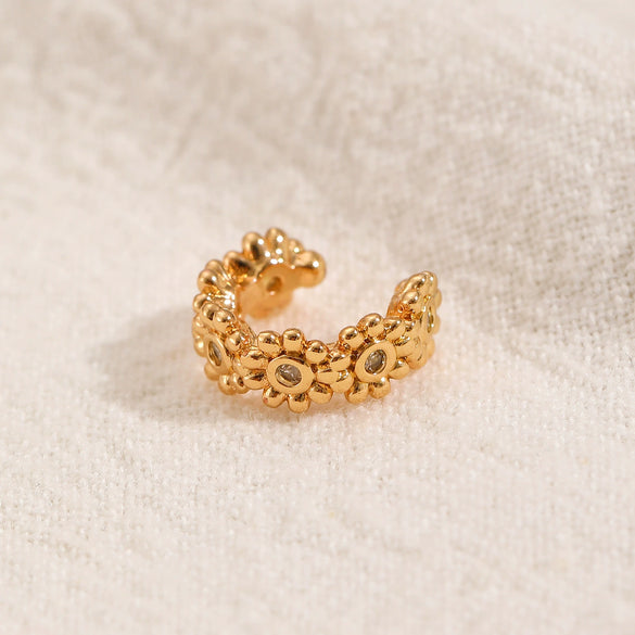Wholesale Unisex Geometric Copper Goldplated Ear Clips