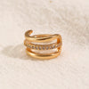 Wholesale Unisex Geometric Copper Goldplated Ear Clips