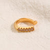 Wholesale Unisex Geometric Copper Goldplated Ear Clips