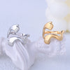 Wholesale Unisex Geometric Electroplated Titanium Steel Ring