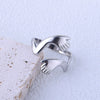 Wholesale Unisex Geometric Electroplated Titanium Steel Ring