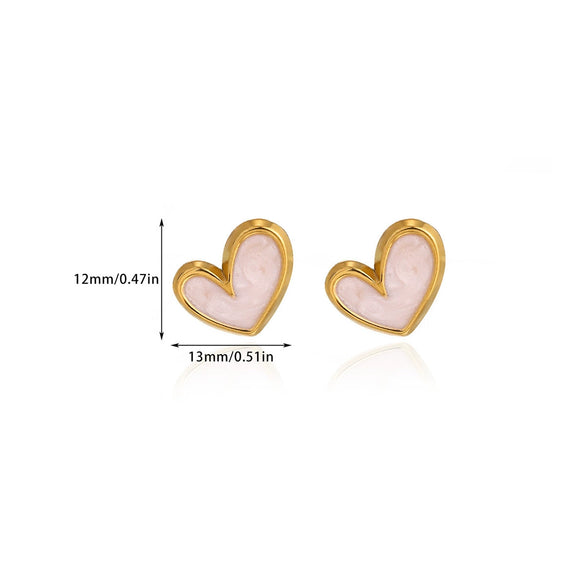 Wholesale Unisex Geometric Gold Electroplated Stainless Steel Earrings