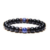 Wholesale Unisex Geometric Handmade Volcanic Stone Bracelet