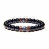 Wholesale Unisex Geometric Handmade Volcanic Stone Bracelet
