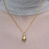 Wholesale Unisex Geometric Palm Coin Pendant Necklace With Oshaped Chain Gold Plated Copper And Titanium Steel