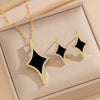 Wholesale Unisex Geometric Rhombus Pendant Necklace Made Of Brass Zircon And Environmentally Friendly Copper With Electroplating