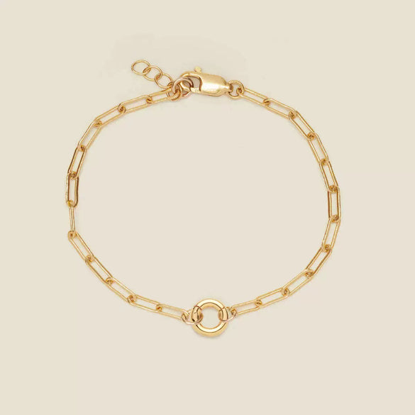 Wholesale Unisex Geometric Round Oval Necklace Electroplated 18K Gold Color Retention Copper Stainless Steel