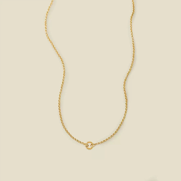 Wholesale Unisex Geometric Round Oval Necklace Electroplated 18K Gold Color Retention Copper Stainless Steel